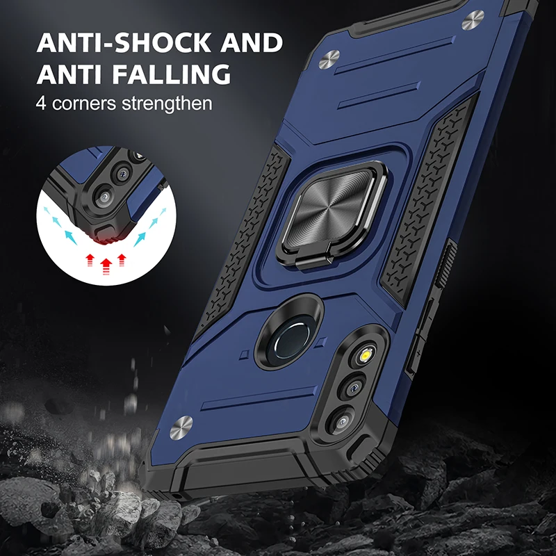 Magnetic Metal Finger Ring Stand Armor Shockproof Case For ASUS Zenfone Max Pro M1 ZB601KL ZB602KL Max Pro M2 ZB631KL ZB633KL personalised flip phone case