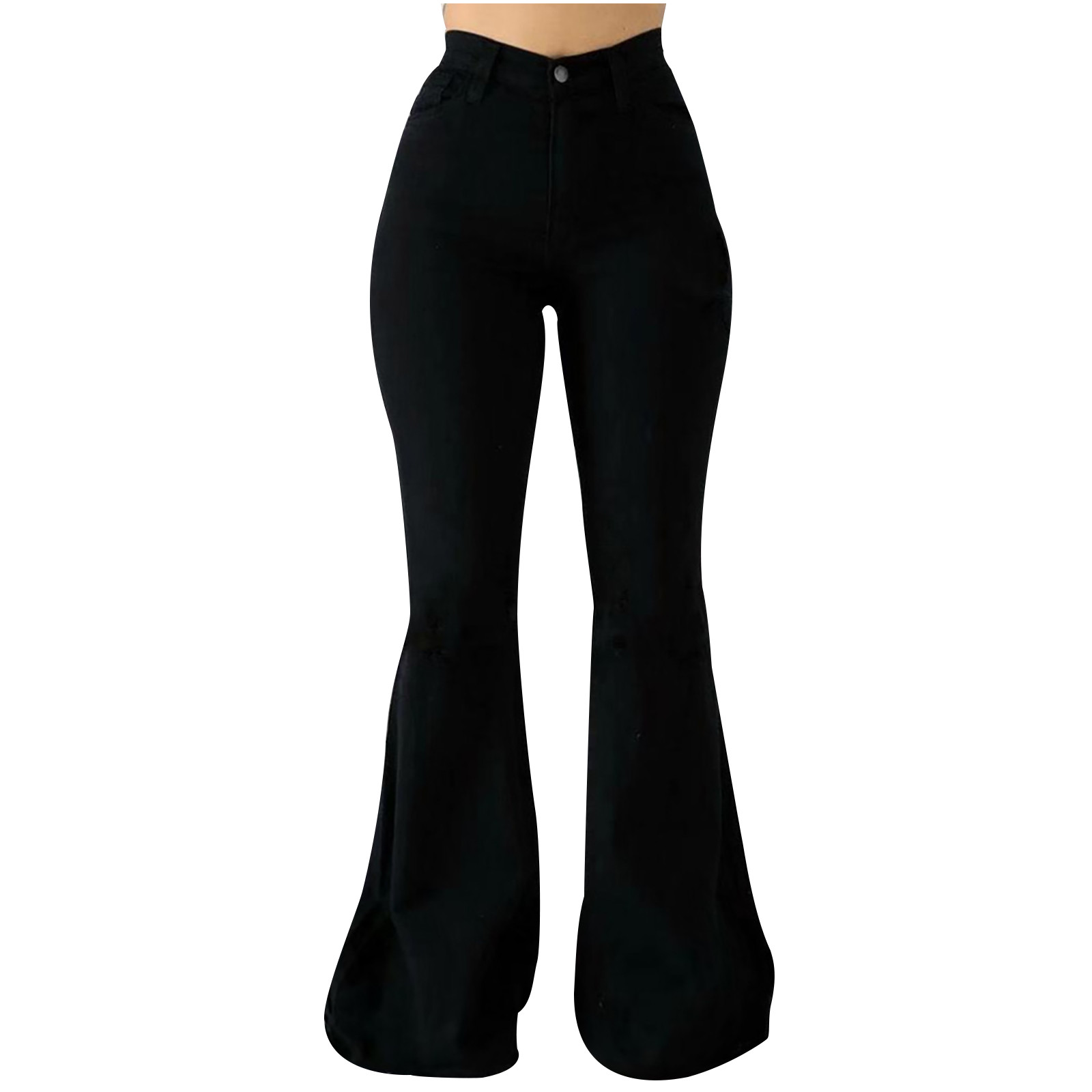 Tight Flared Pants Trousers Denim 