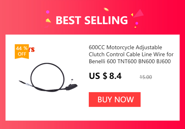 600CC Motorcycle Adjustable Clutch Cable Control Line Wire