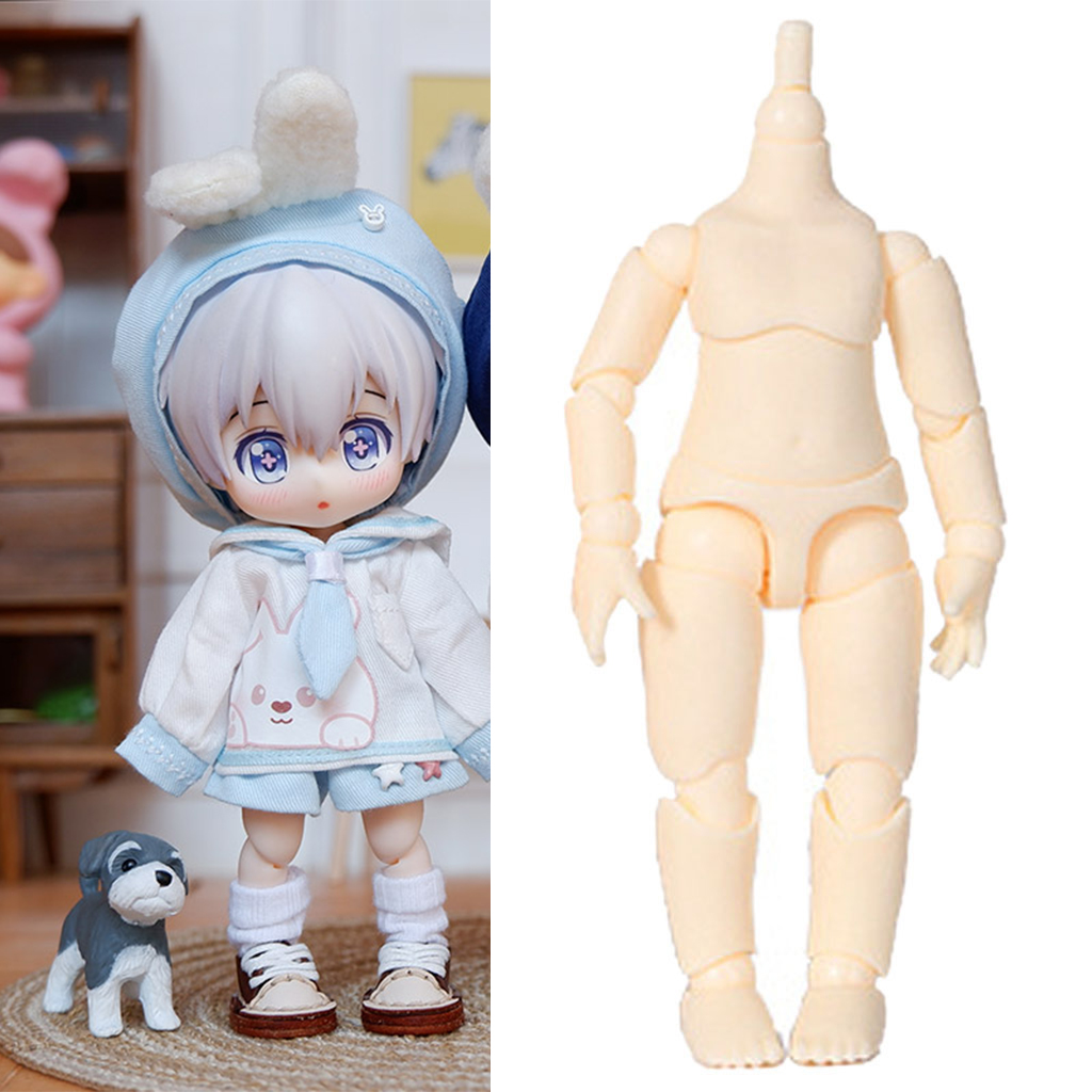 13 Ball Jointed Doll  Body With Spare Hands No Head OB11 Dolls Kids Toys