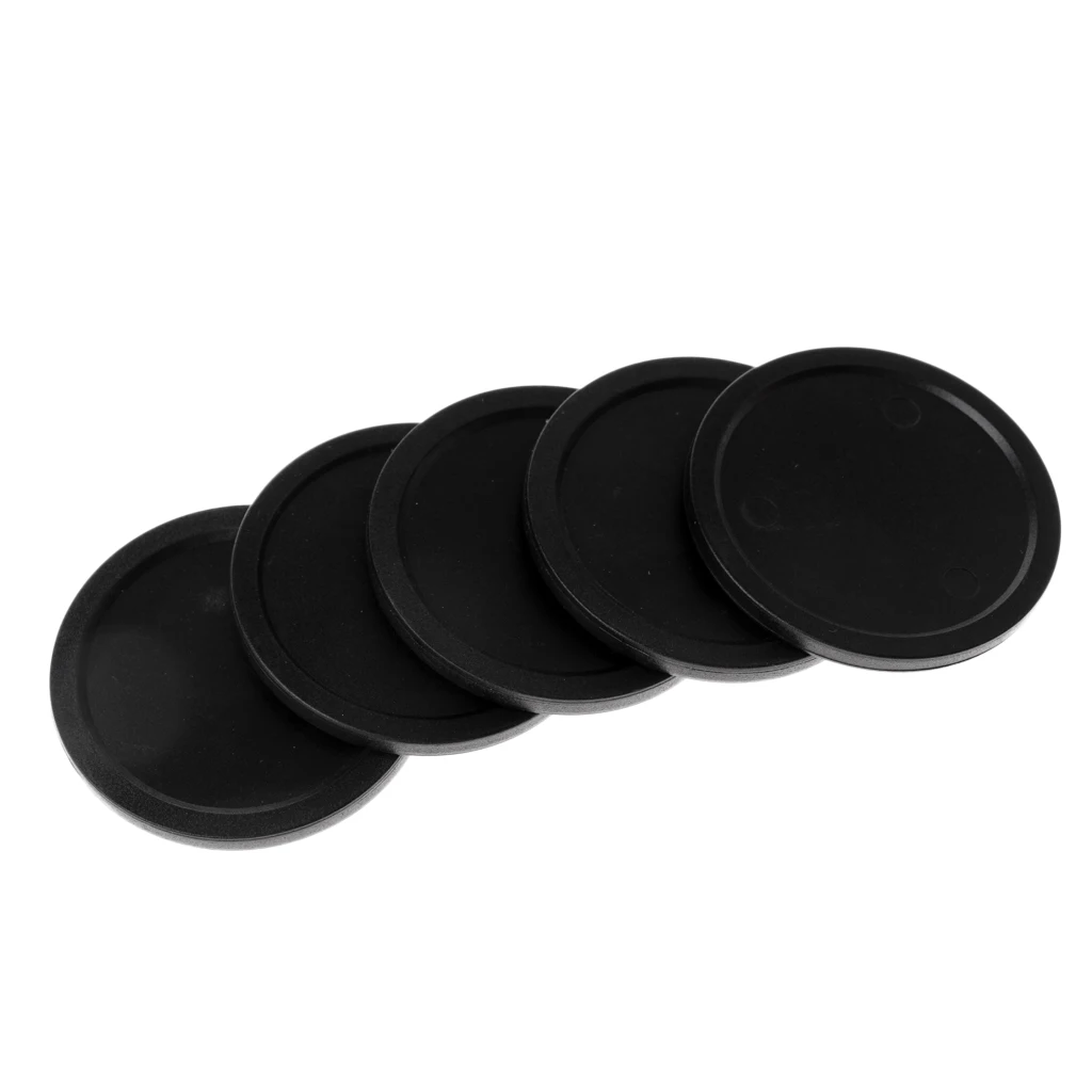 5 Pieces Air Hockey Table Replacement Pucks For Full Size Air Hockey Tables Standard Air Hockey Pucks Accessories