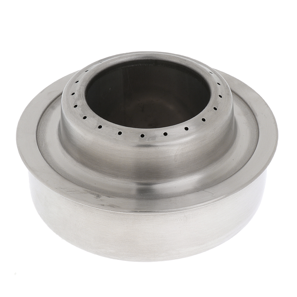 Mini Stainless Steel Alcohol Spirit Stove Camping  Cooker Burner