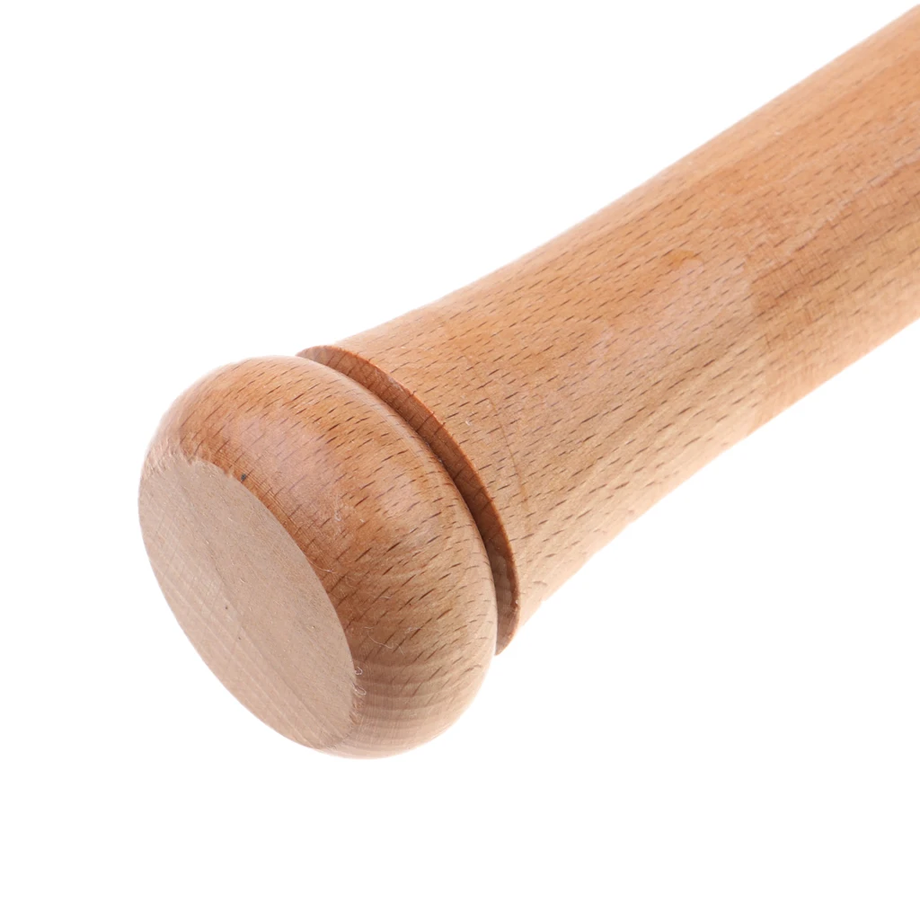 Wooden Baseball Bat 54CM Soft Round Wooden Ball And 2 Pieces