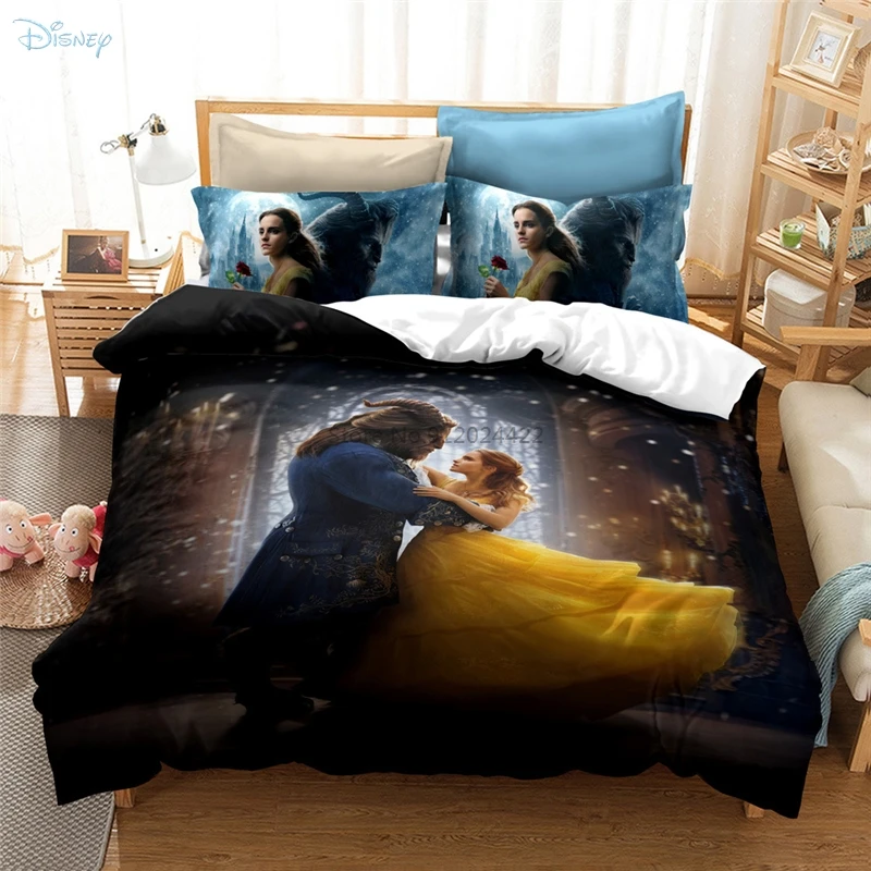 BEAUTY AND THE BEAST  THEMED PILLOWCASE SET 