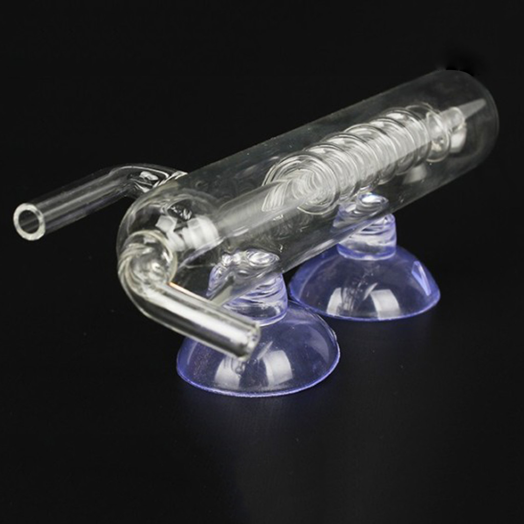 CO2 Drop Glass Checker Aquarium Fish Tank Carbon Dioxide PH Checker Monitor Cylinder Concentration Detector