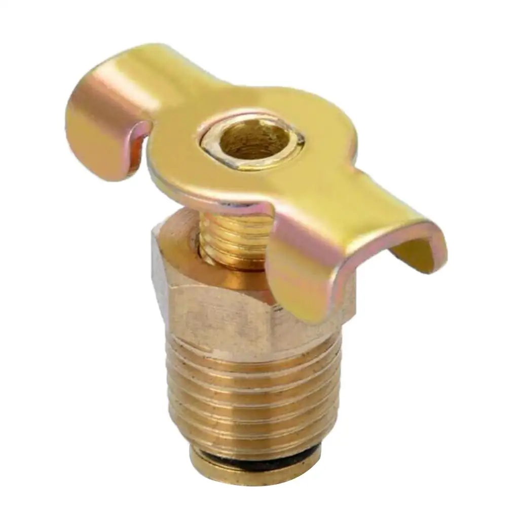 1/4 Inch NPT Brass Drain Valve Air Compressor Drain Valve Tank Replacement Part
