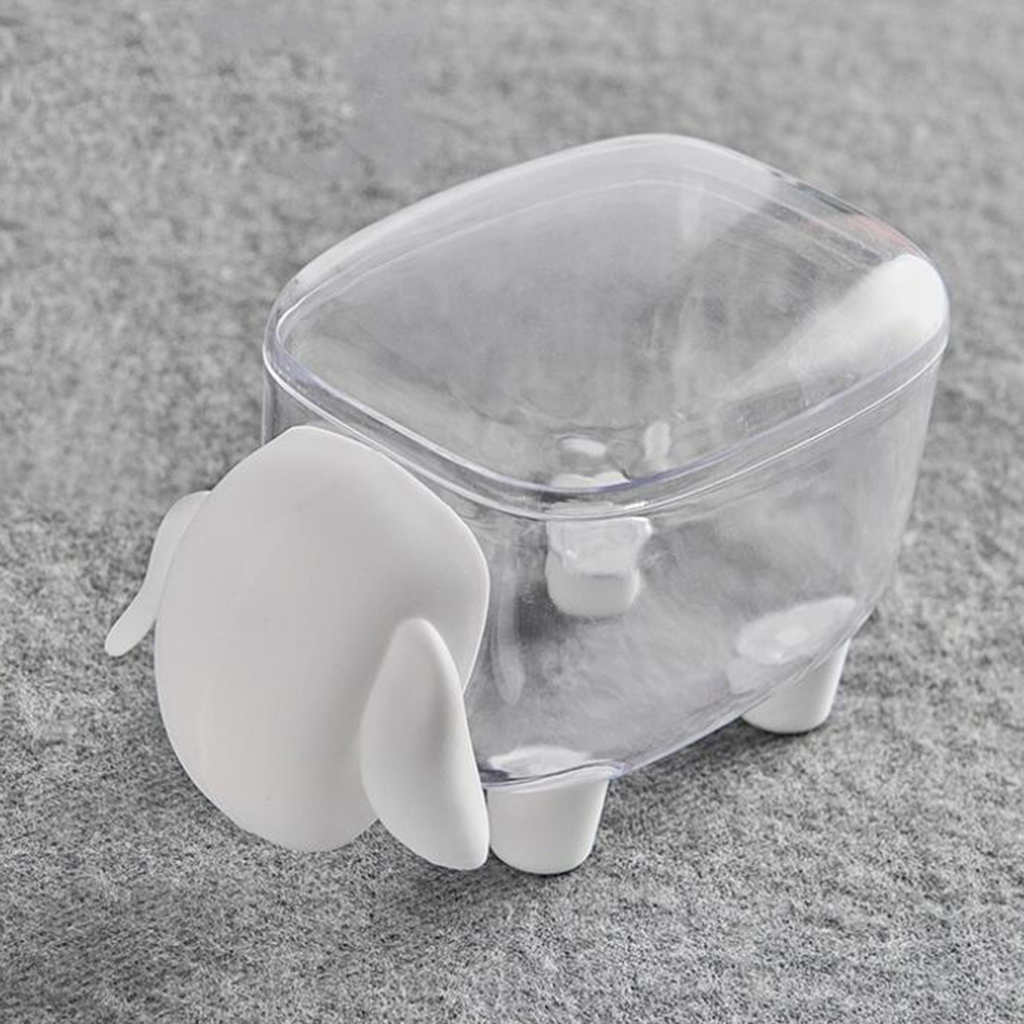 Nordic Style Clear Storage Box Organizer With Lid Sheep/Elephant F/bar KTV
