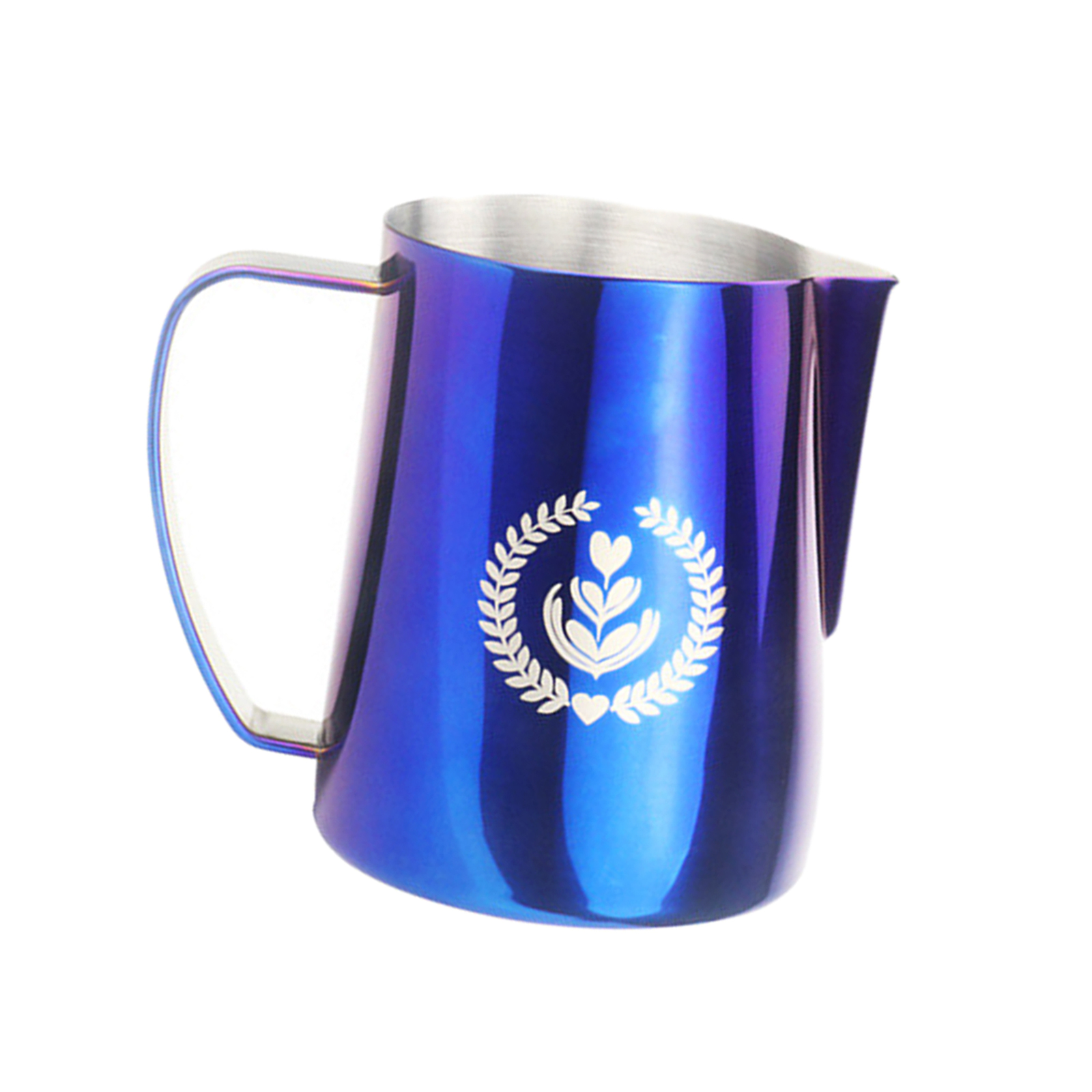 Commercial Grade Stainless Steel Frothing Pitcher, 12-Ounce Frothing Pitcher, Milk Froth Pitcher