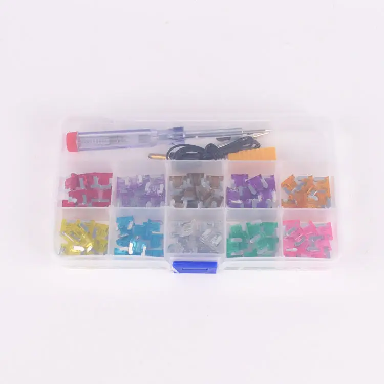 100x Low Profile Micro Mini Blade Fuse Set for Car Auto Truck SUV + Test Pen