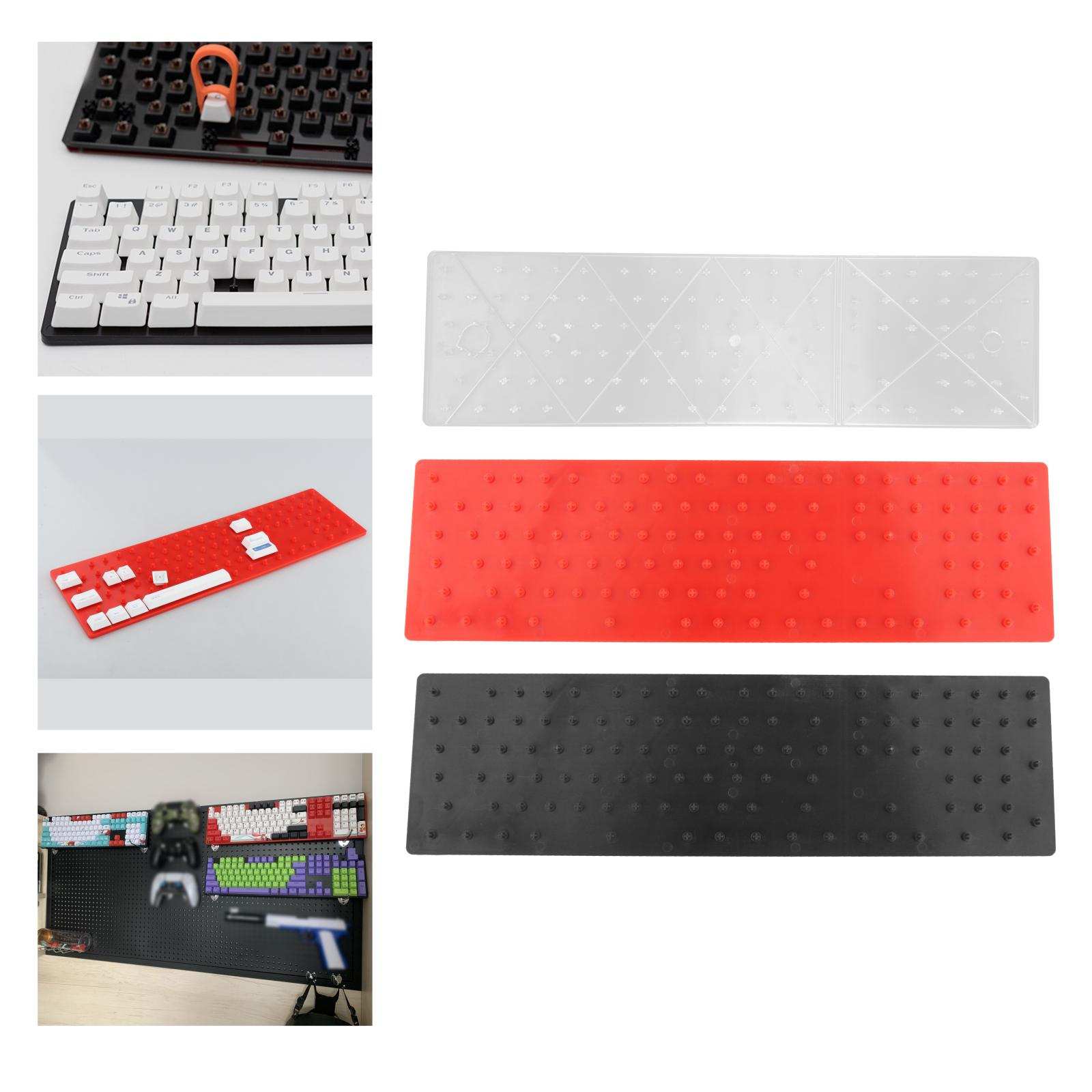 ABS Keycap Storage Box Display Board, for Keycaps Collection Keyboard Set Organizer, Easy to Store, Compact