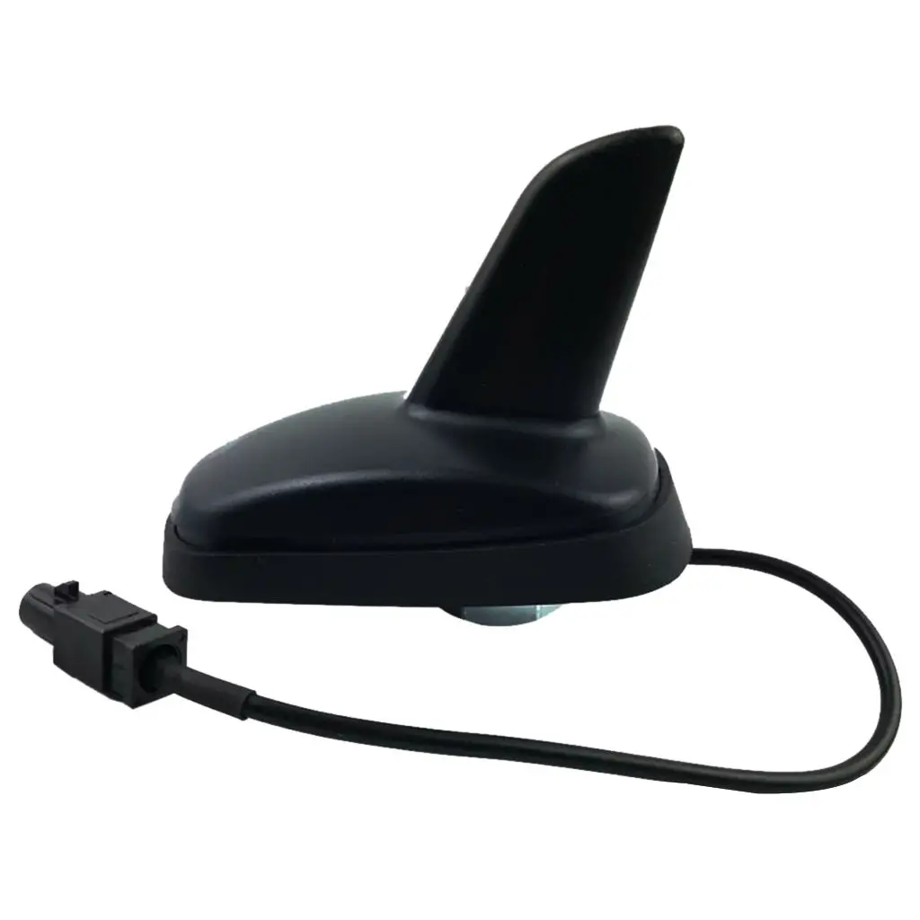 CAR BLACK SHARK FIN ANTENNA SEAT ROOF AERIAL DECORATION STYLING BLACK