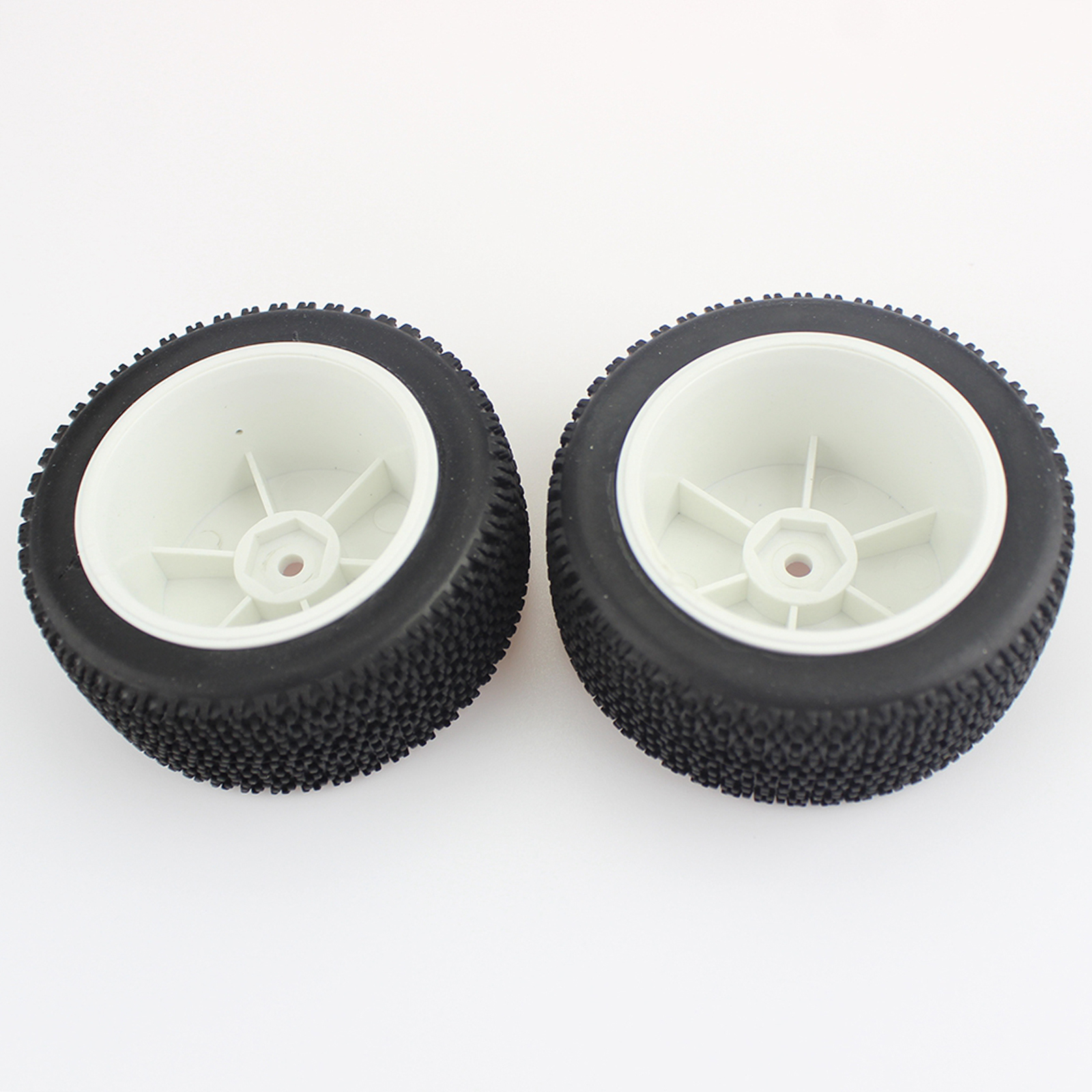 RC Model 73mm Rear Wheel Tire Set for WLTOYS 124019 1/12 RC Car Buggy Truck