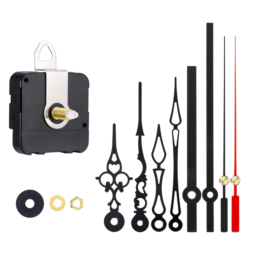 DIY Clock Motor Kit for Wall Clock Replacement Clockwork Parts Quartz Pointers