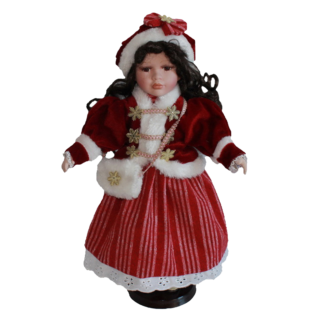 16'' Well Made Vintage Style Ceramic Doll Desktop Decor Collectibles Gifts