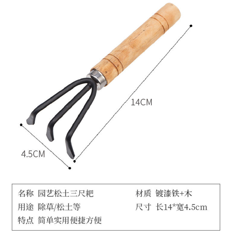 Kit Jardinage 5 Pièces Acier Inoxydable - Truelle, Cultivateur, Cisaille - Manches Extensibles 30"