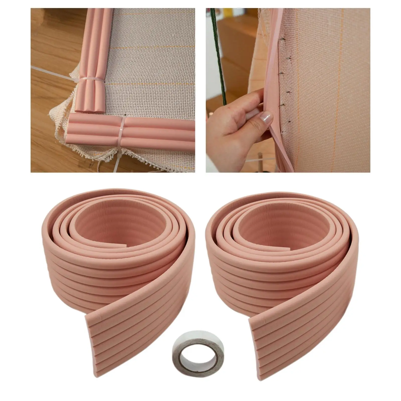 200cm Tufting Frame Foam Strip Edge Cover Cushion Protector Safety DIY Crafts for Rug Making Child Countertop Furniture Quilting