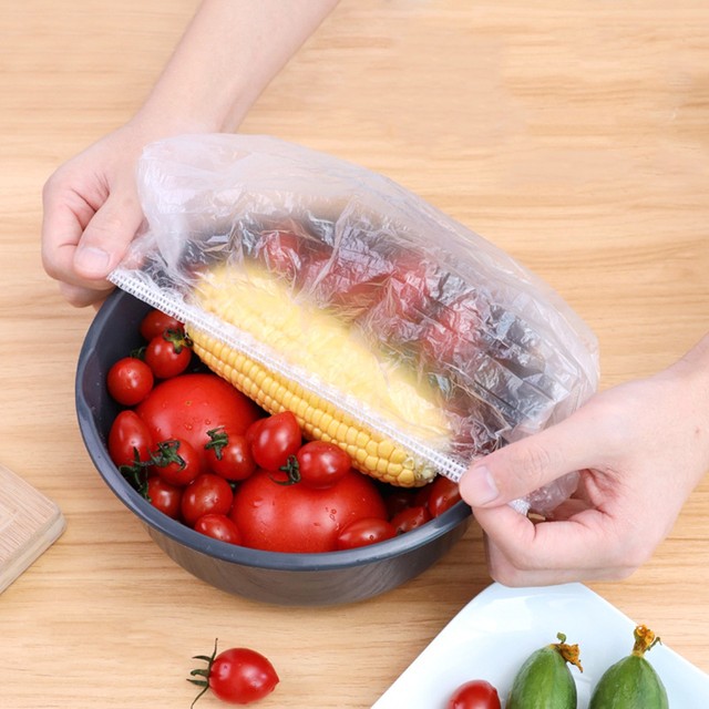 Plastic Wrap Cling Film Food  Plastic Kitchen Use Cling Film - 100pc  Disposable - Aliexpress