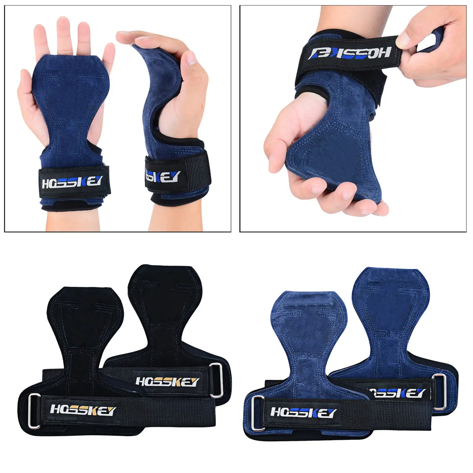 1 Pair Fitness Weight Lifting Hook Gym Fitness Weightlifting Training Grips Straps Wrist Support Weights Power Dumbbell Hook