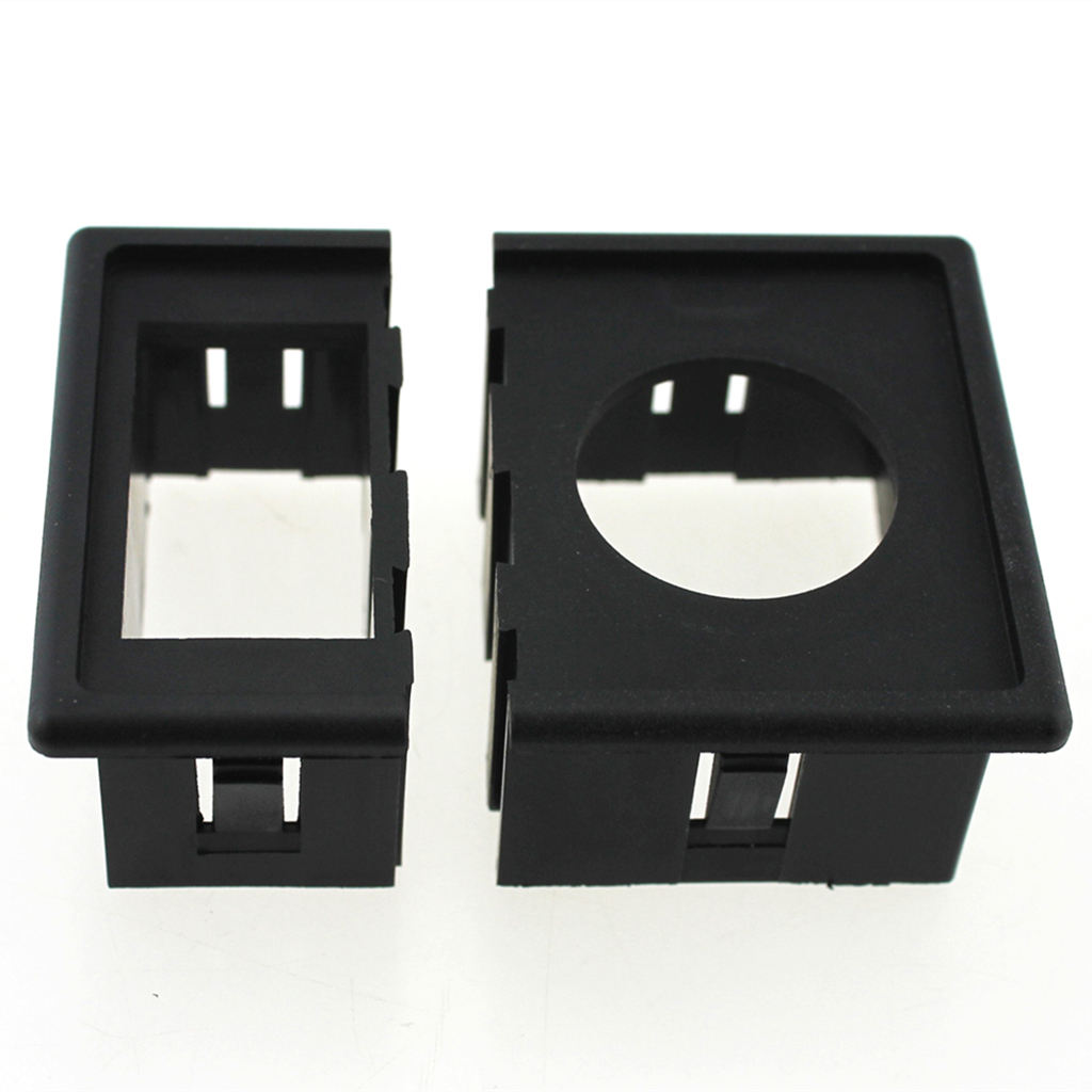 1 Switch Panel Mount + 2 Round Socket Housing for Marine Car Boat Repair