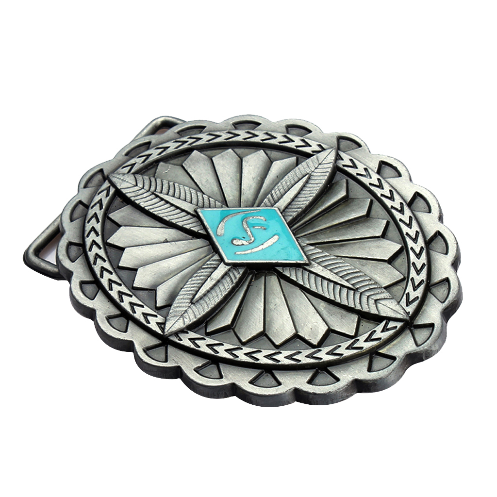 Exotic Buckle Men Western Cowboy Cool Vintage Indian Totem Retro Belt Buckle