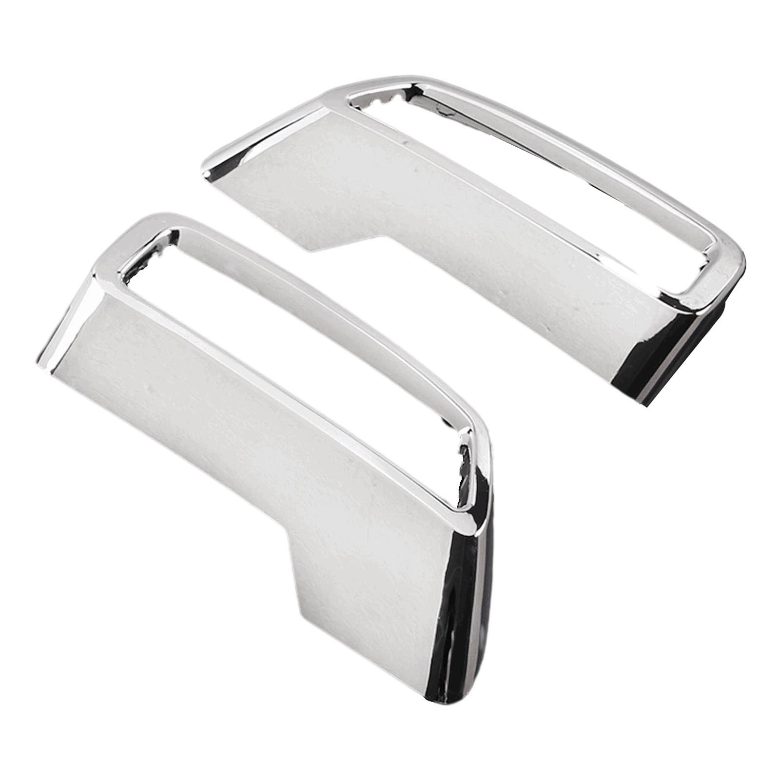 Tail Throat Decorative Frame Car Rear Bumper Side Exhaust Muffler end Pipe Covers Stickers for Peugeot 2017-2019.