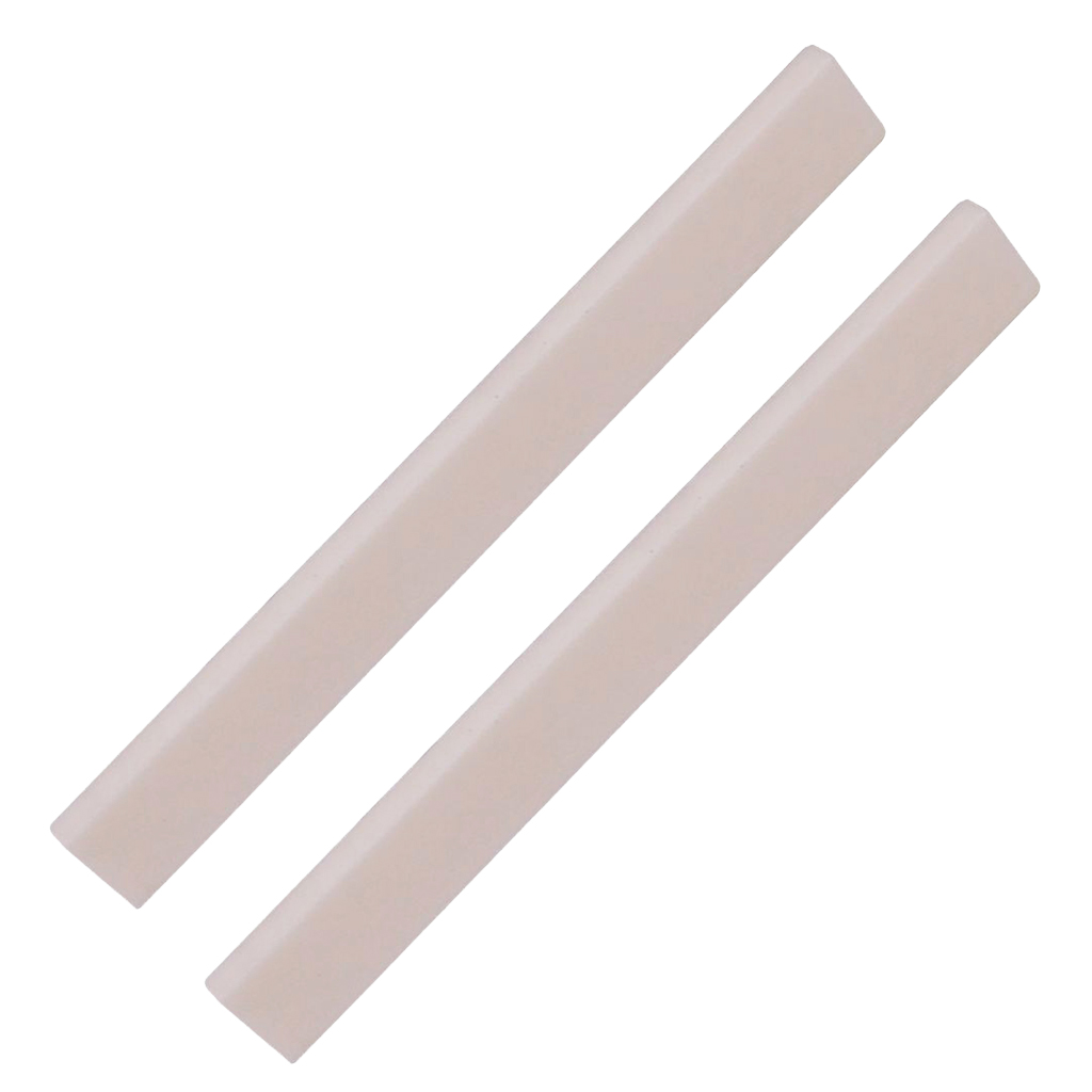 2x Diy White Cow Bone Easel Nut DIY For Acoustic Guitar String Instrument -