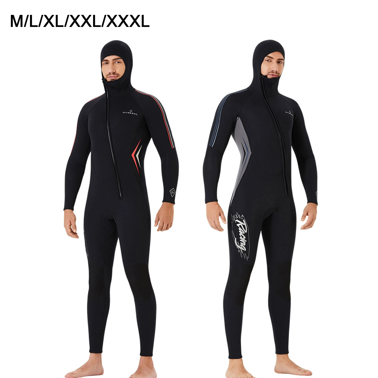 Ultra-thin WetSuit Full Body Super stretch Diving Suit Swim Surf Snorkeling USA 