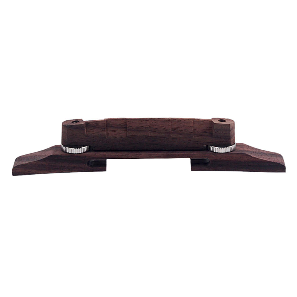 Adjustable Rosewood Jazz Guitar Bridge Saddle Luthier Supply