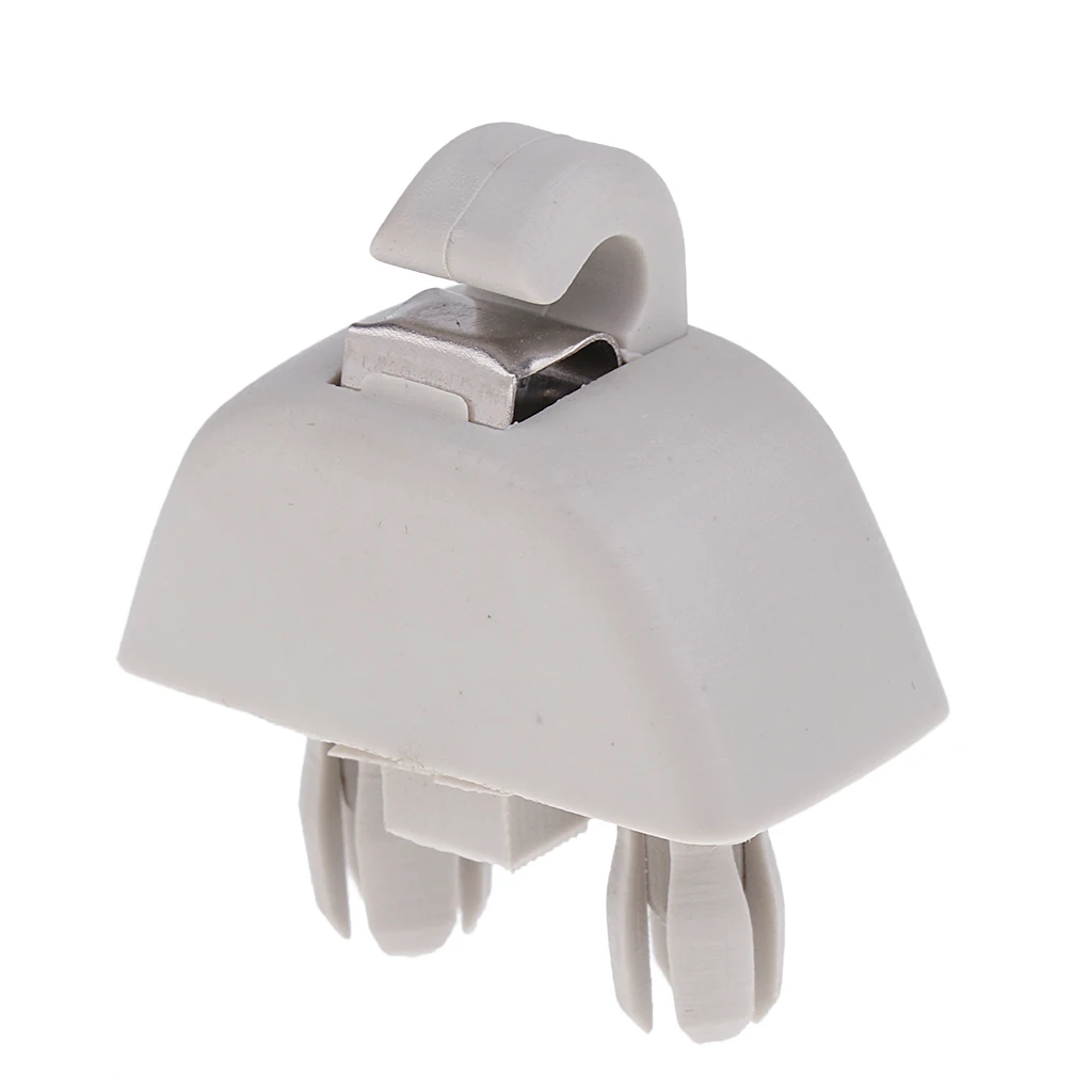 New High Quality 2 Pcs Sun Visor Clip Hook Holder for Audi A5 Q5 13 14 15 Beige Stable characteristics high reliability