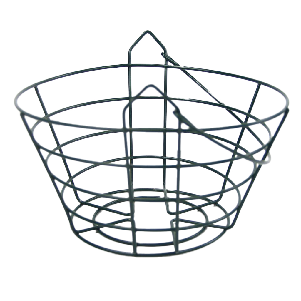 12.5x22cm/4.9x8.7inch Metal Golf Ball Container Golfball Basket for Range