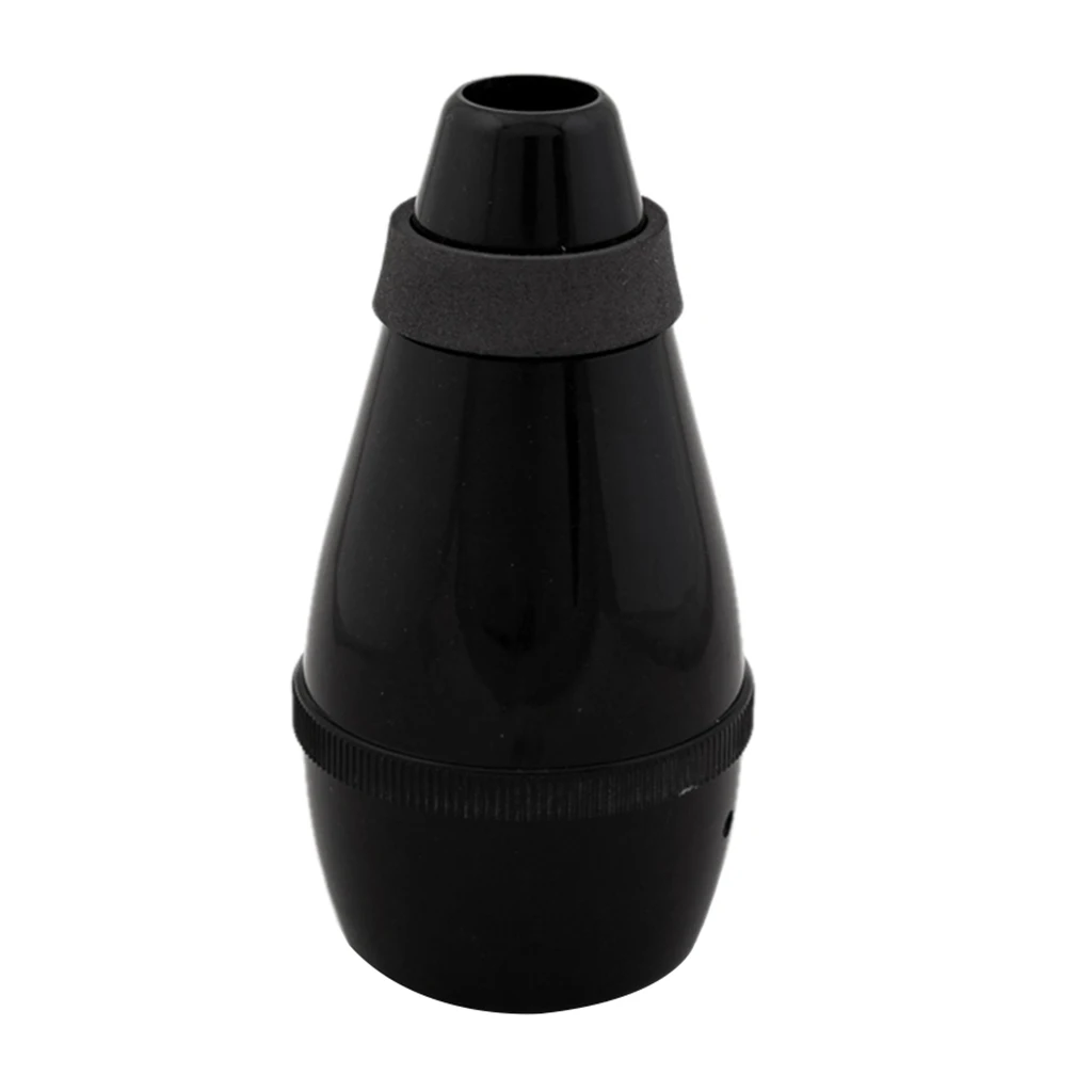 9.6 x 6.2cm High Quality Durable ABS Plastic Trumpet Practice Straight Mute Musical Instrument Accessory Parts
