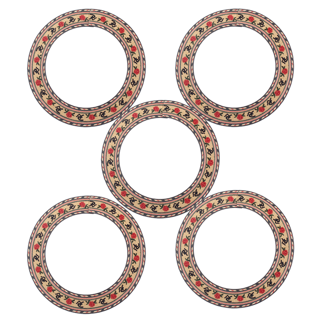 5x Soundhole Inlaid Rosette Material Acoustic Classical Guitar Replacement