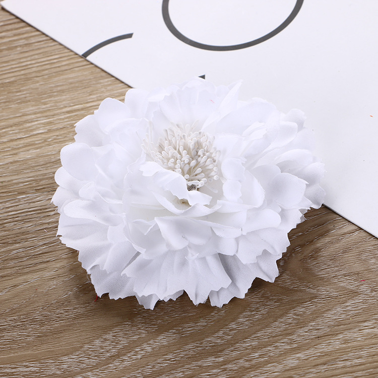 Neue Mode Handgemachte Stoff Pfingstrose Blume Broschen für Frauen Corsage Anstecknadeln Hut Kleid Hochzeit Schmuck Kleidung Zubehör – Detail 1