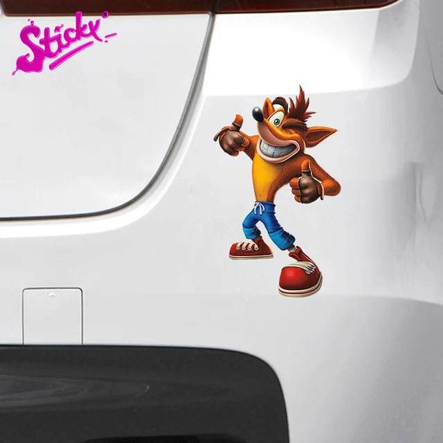 Crash Bandicoot Stickers for Sale