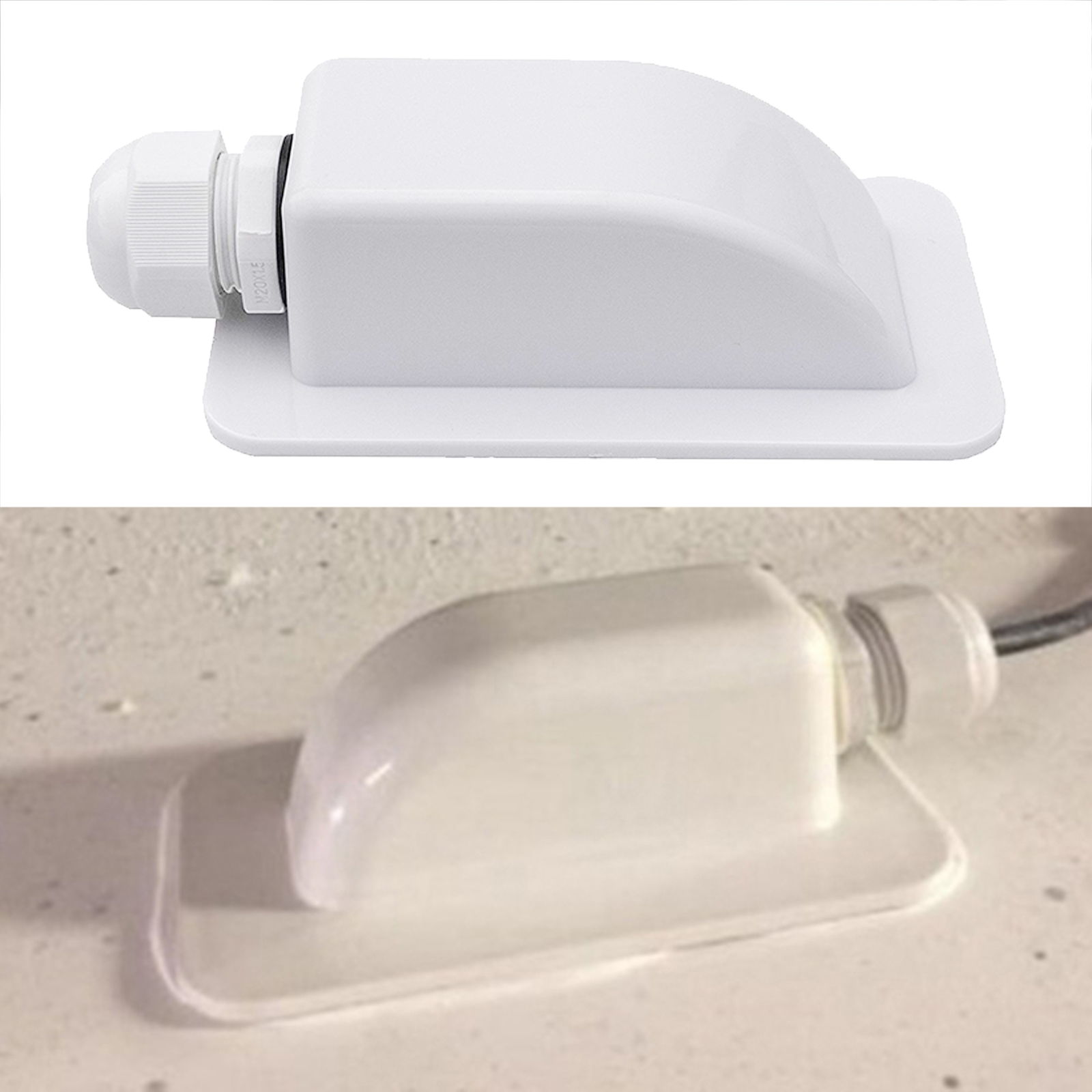 Waterproof Single Cable Entry Gland for Solar Panels/ Motorhomes / Boats