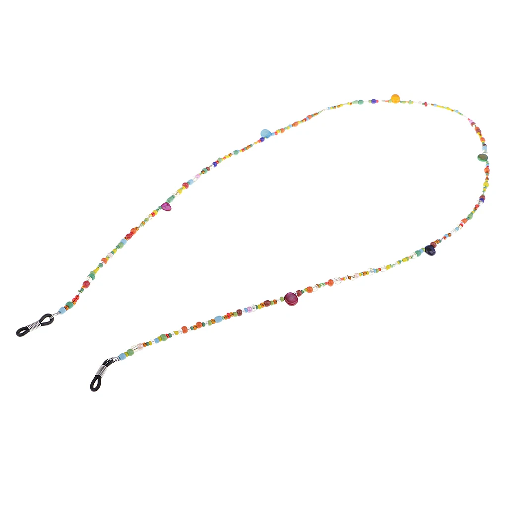 Acrylic Beads Beaded Eyeglass Chain Sunglass Holder Keeper Lanyard Necklace