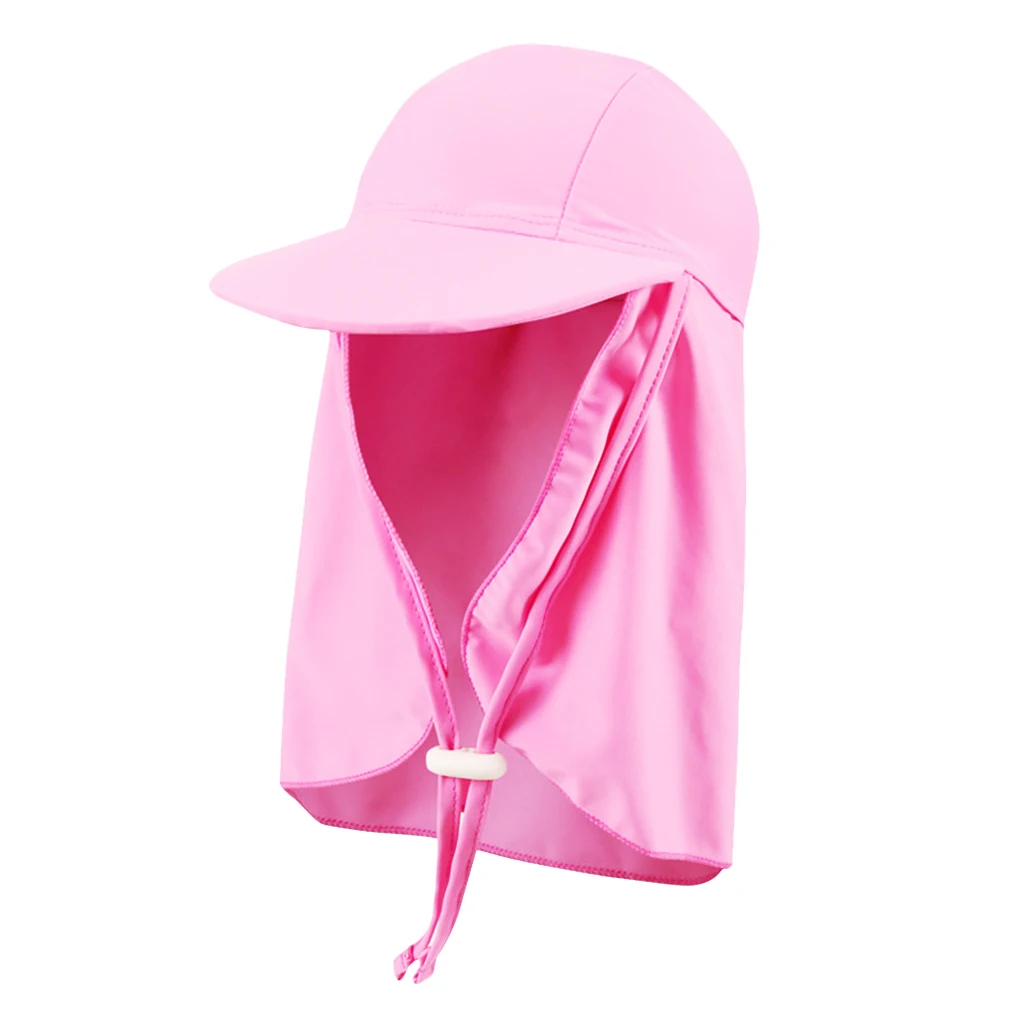 Kids Neck Flap Hat, UPF 50+ Sun Protection Cap for Outdoor Sport & Swimming &