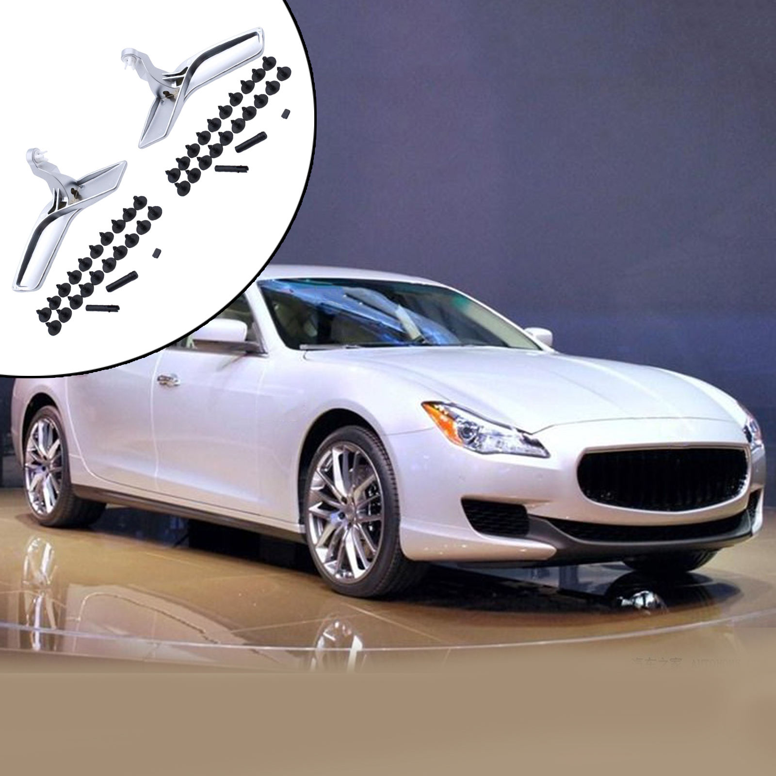 Interior Door Handles 2047202663 Replace C350 C300 GLK300 GLK250 C250 C400 Body Trim Car Parts Inside Handlebar for Benz