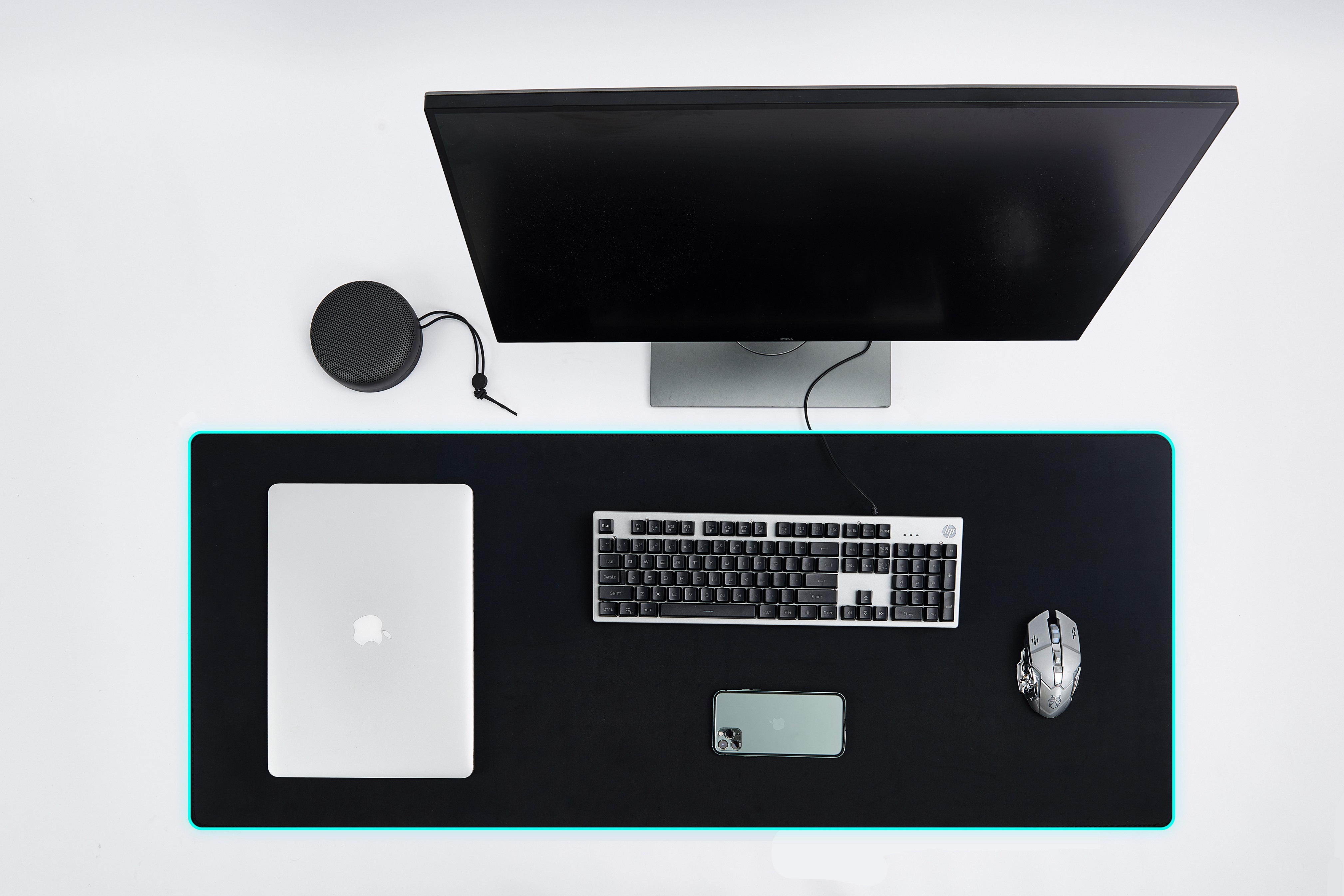 Rgb Led Gaming Mouse Pad Waterproof Large Keyboard Desk Mat_voghion.com