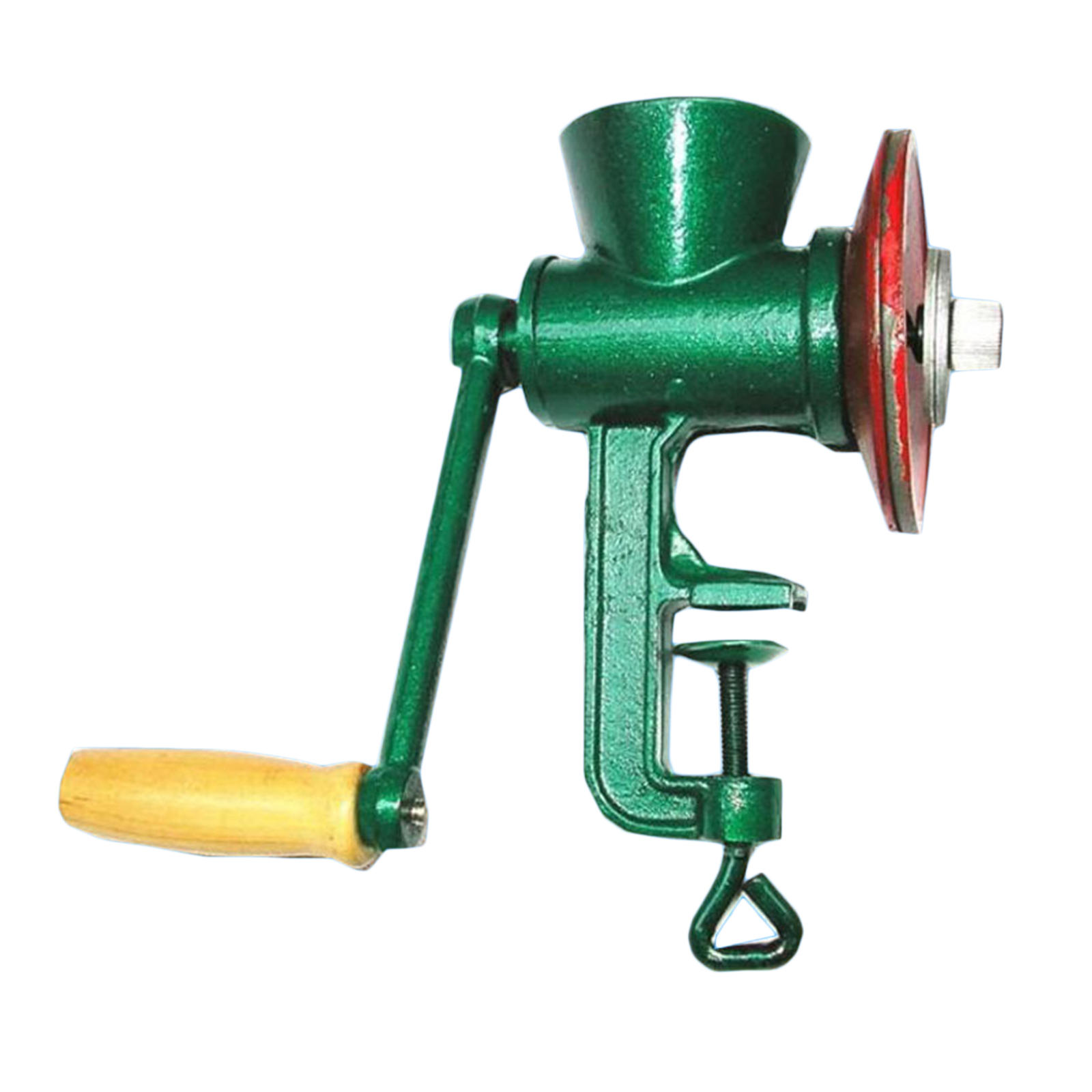 Hand Grain Grinder Mill Table Clamp Coarseness Adjustable Wheat Nuts Crusher Coffee Grinder