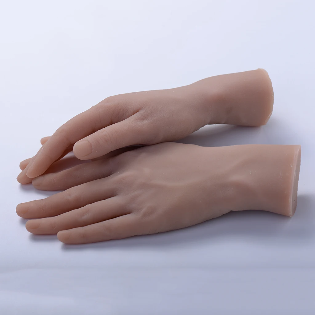 1 Pair Realistic Mannequin Fake Hands Jewelry Bangle Watch Display Manikin