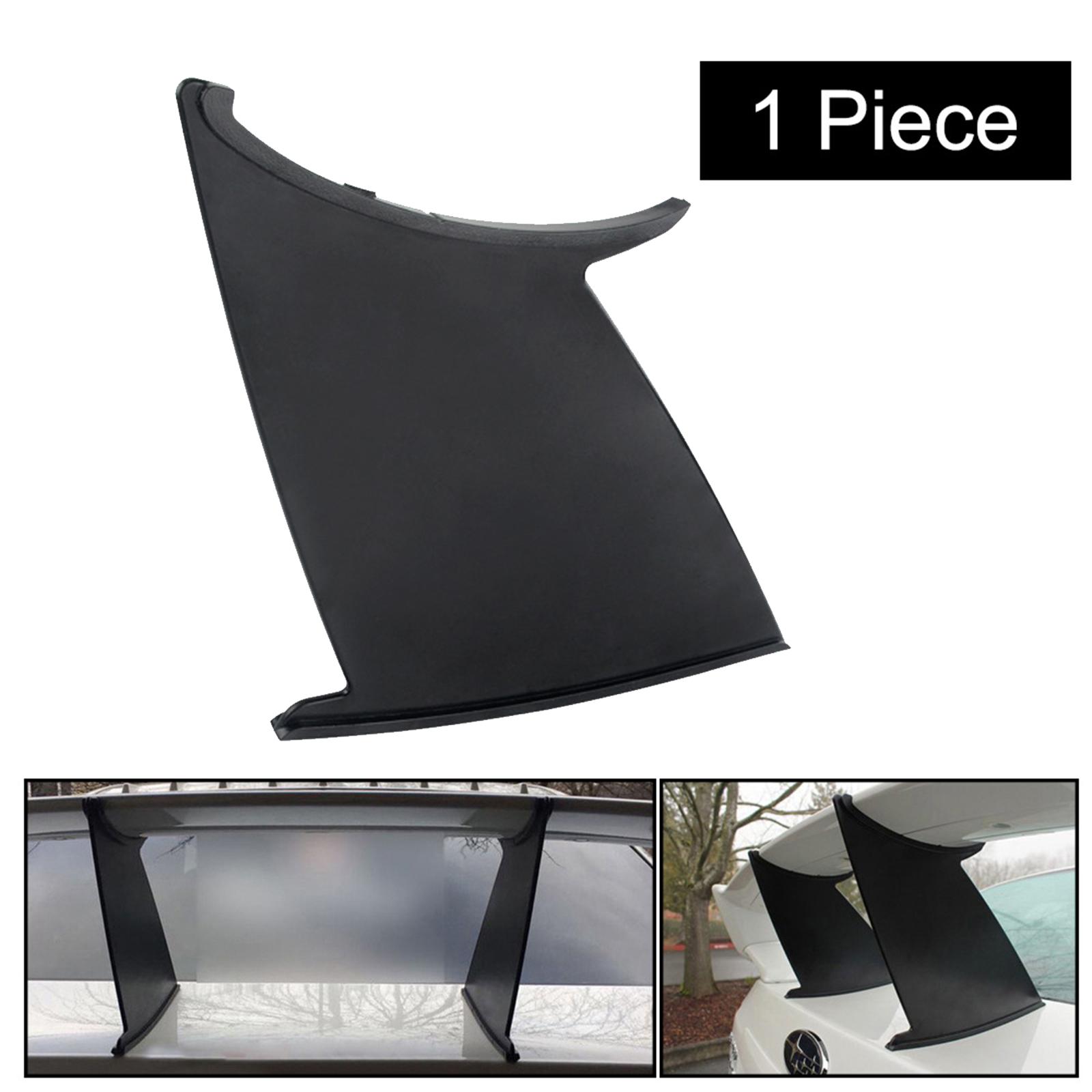Car Rear Spoiler Wing Stabilizer Spoiler Wing Fit for Impreza Sti Sedan 2011-2014 Wing Stabilizer Support Rally Black