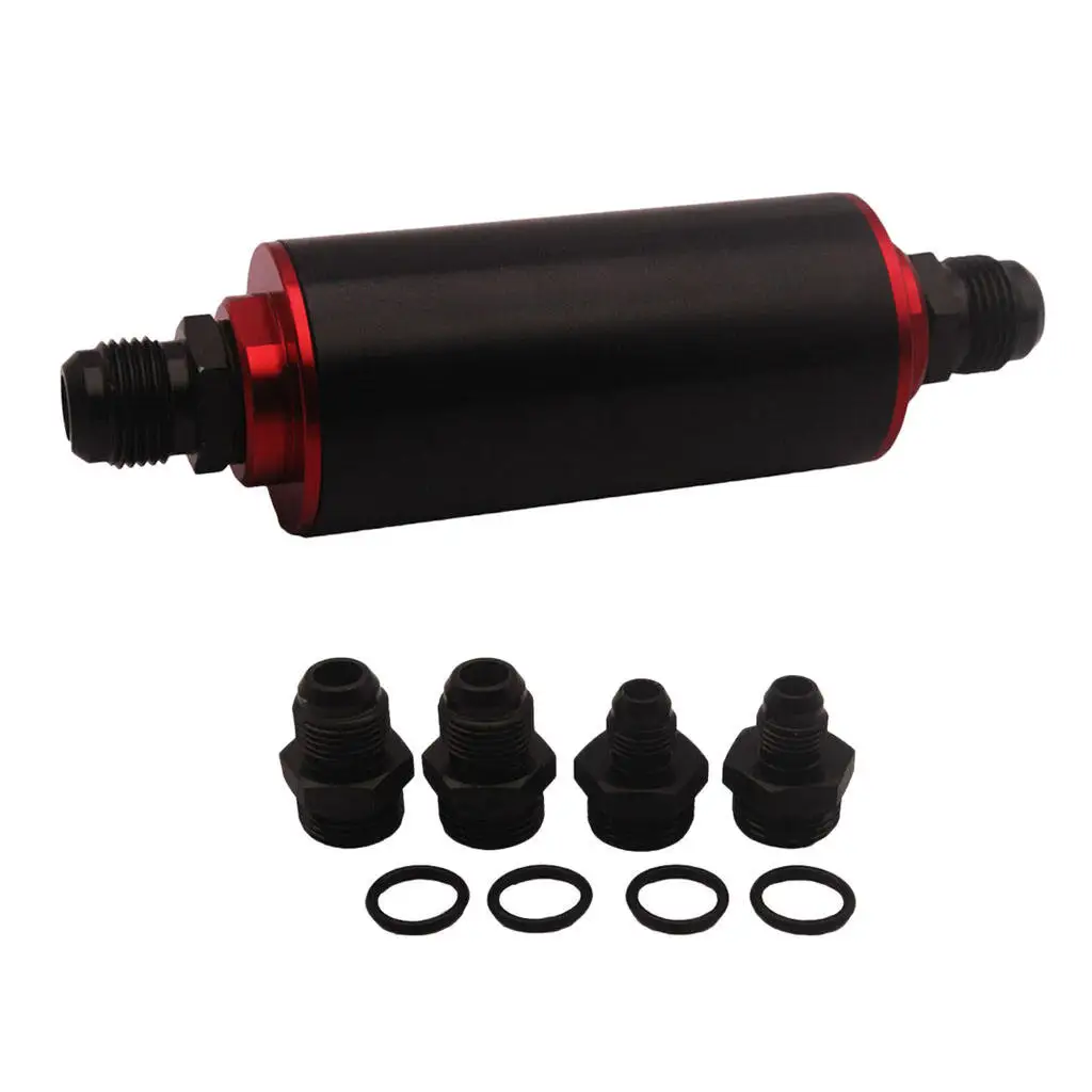Inline Fuel Filter High FLOW 100  Cleanable  AN6 Filter Acceories