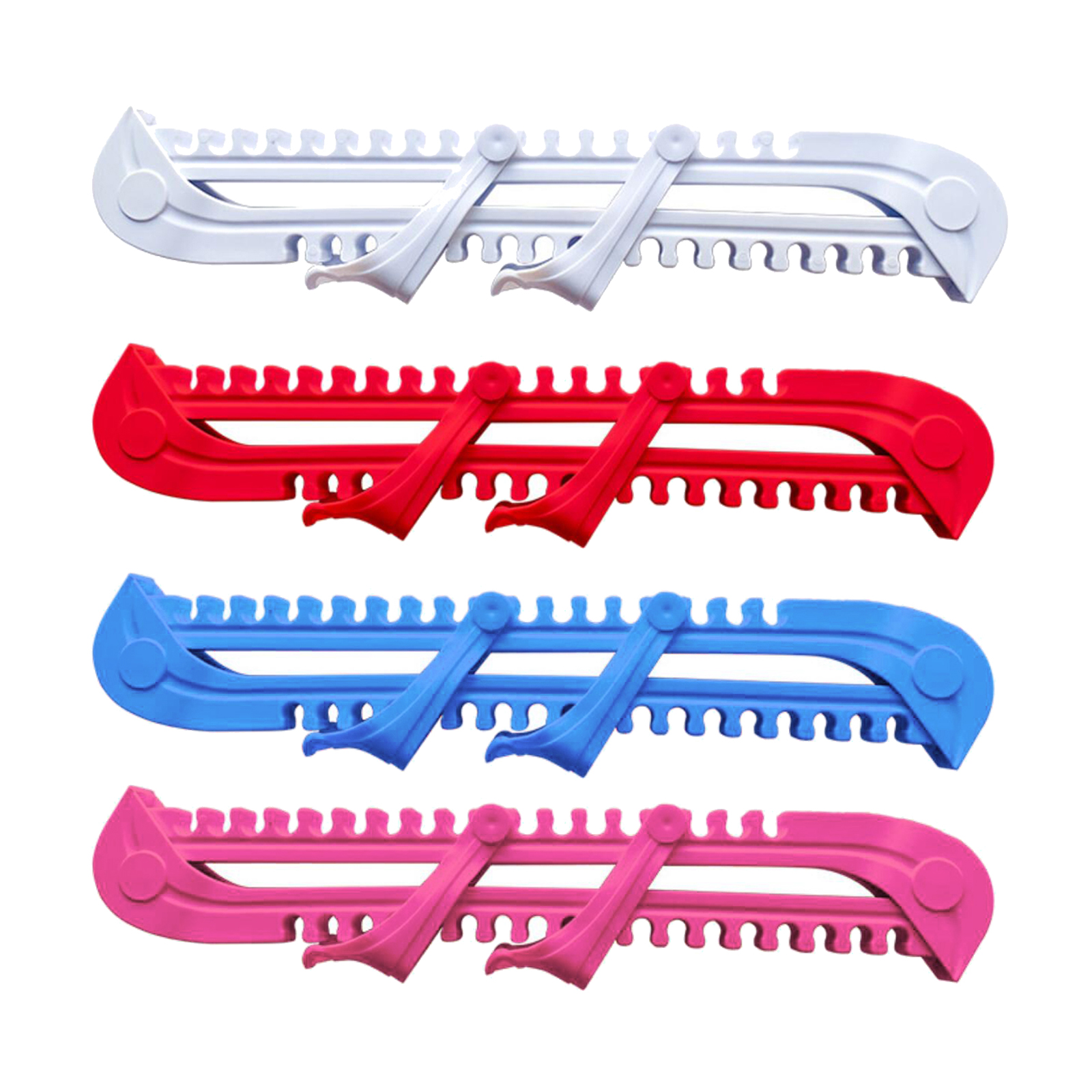 Adjustable Ice Hockey Figure Skate Blade Cover Ice Skate Blade Guards Protection Adjustable Straps, Custom Fit for Kids Adults