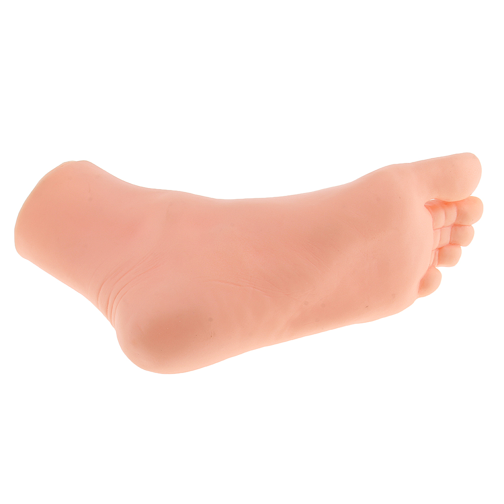21cm Silicone Lifesize Female Thong Style Mannequin Left Foot Shoes Anckle Chains Display Model Art Sketch Display Sandal Socks