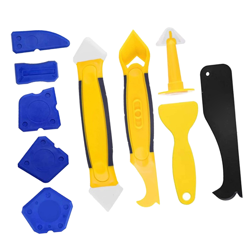 10pcs Silicone Caulking Spreader Sealant Finishing Smoothing Kit Tool Set