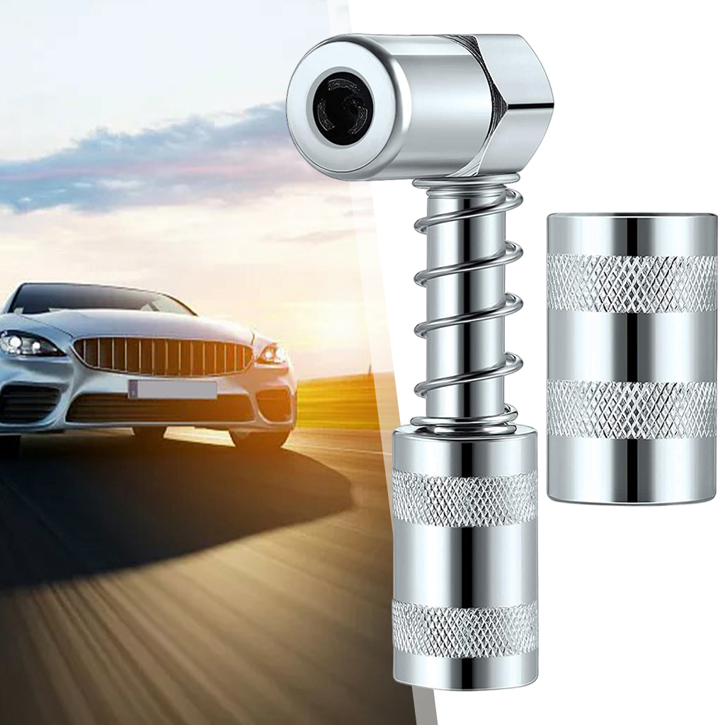 Digger 90 Degree Grease Coupler Grease Fitting Tool Durable and Sturdy, Suitable for Auto, Farm, Truck or Industrial Use