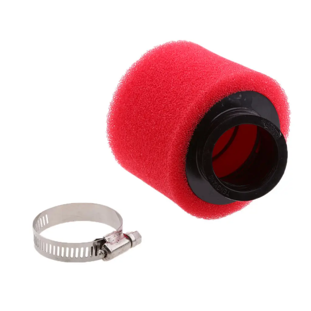 Red Foam Air Filter For ATV Quad Pit Dirt Bike Motorcycle 90 110 125cc