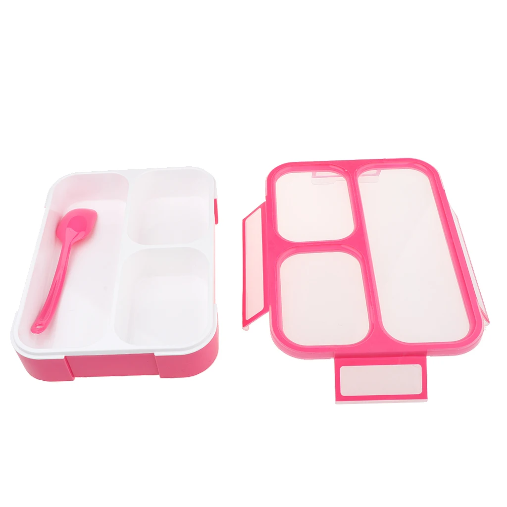 Portable Bento Lunch Box Food Storage Container Devided Compartments Office