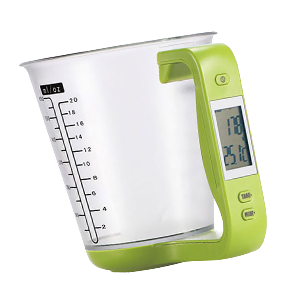Digital Liquid Crystal Display Measuring Electronic Kitchen Detachable Cup Scale 3 Colors